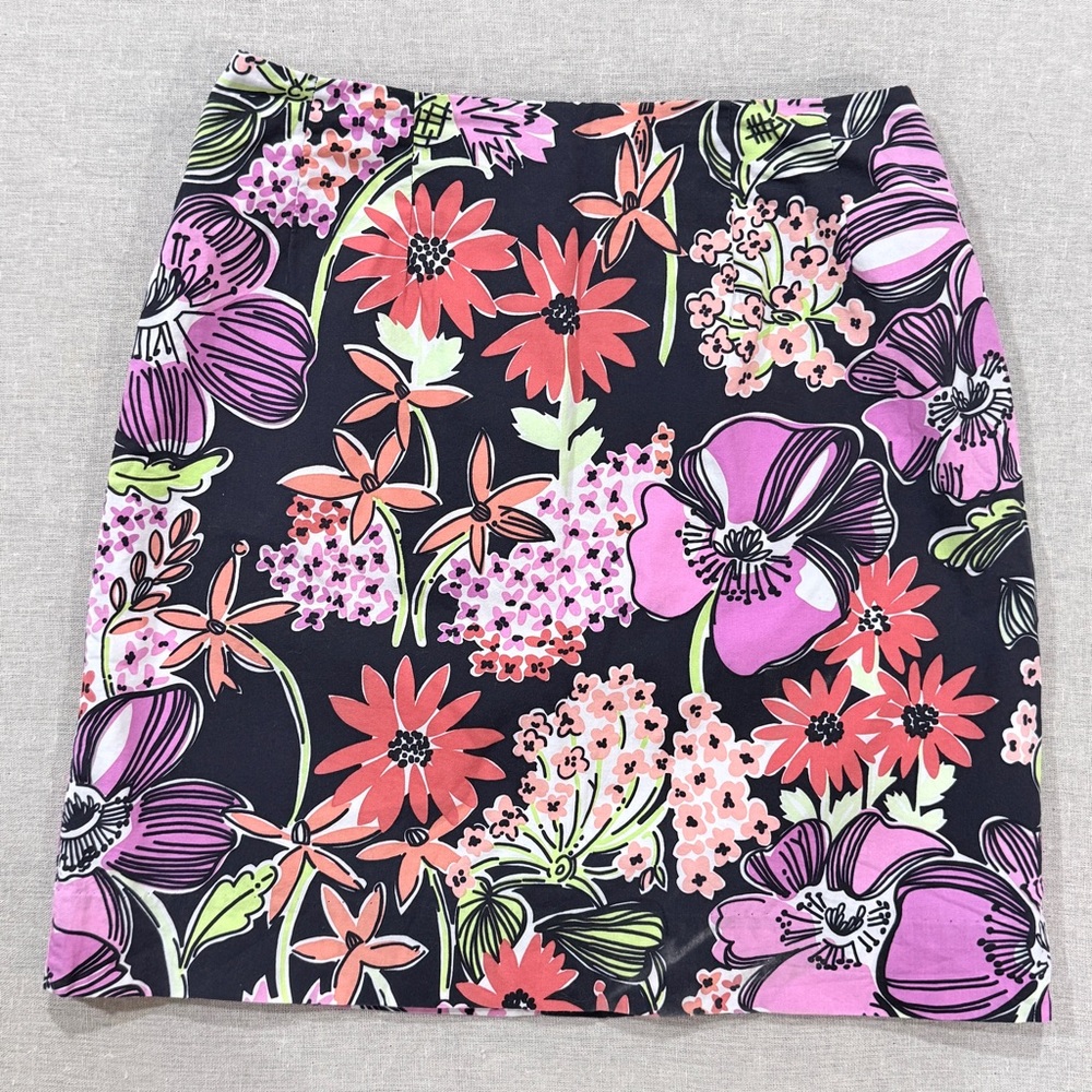 Lilly Pulitzer Flower Market Mini Skirt Size 0